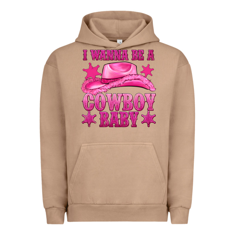 I Wanna Be A Cowboy Baby Urban Hoodie by texasbilliewilder | Teevron