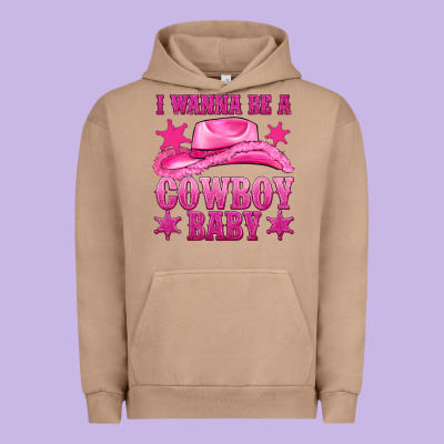 Urban Hoodie i wanna be a cowboy baby