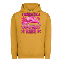 Pigment Peanut Butter i wanna be a cowboy baby Urban Hoodie - texasbilliewilder