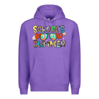 Purple school's out for summer Premium Hoodie - Zillion Design Studio