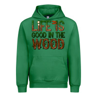 Emerald life is good in the wood Urban Hoodie - texasbilliewilder