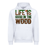 White life is good in the wood Urban Hoodie - texasbilliewilder