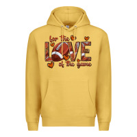 Antique Gold for the love of the game football Premium Hoodie - texasbilliewilder