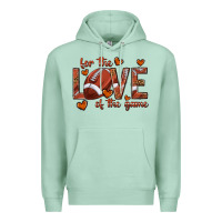Seafoam for the love of the game football Premium Hoodie - texasbilliewilder
