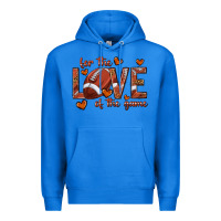 True Royal for the love of the game football Premium Hoodie - texasbilliewilder