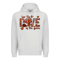 Dove Grey for the love of the game football Premium Hoodie - texasbilliewilder