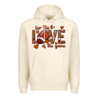For The Love Of The Game Football Premium Hoodie | Teevron