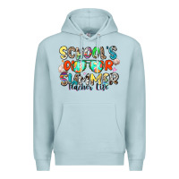 Blue Mist school's out for summer teacher life Premium Hoodie - Zillion Design Studio