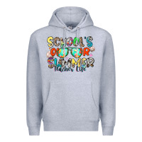 Heather Grey school's out for summer teacher life Premium Hoodie - Zillion Design Studio