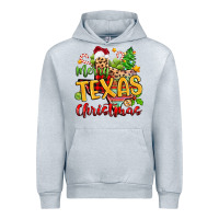 Heather Grey merry texas christmas Urban Hoodie - Zillion Design Studio