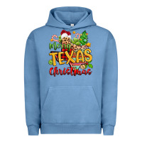 Pigment Pebble Blue merry texas christmas Urban Hoodie - Zillion Design Studio