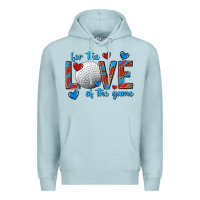 Blue Mist for the love of the game hockey Premium Hoodie - texasbilliewilder