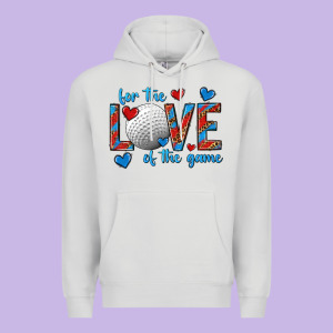 For The Love Of The Game Hockey Premium Hoodie Designed By Texasbilliewilder