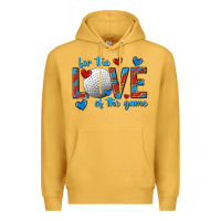 Mustard for the love of the game hockey Premium Hoodie - texasbilliewilder