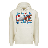 Oatmeal Heather for the love of the game hockey Premium Hoodie - texasbilliewilder