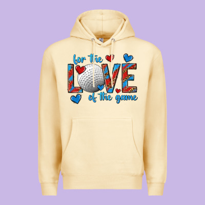 For The Love Of The Game Hockey Premium Hoodie Designed By Texasbilliewilder