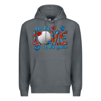 Rock for the love of the game hockey Premium Hoodie - texasbilliewilder