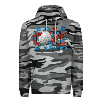 Slate Camo for the love of the game hockey Premium Hoodie - texasbilliewilder