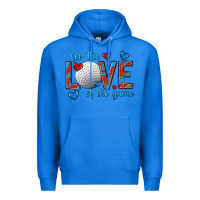 True Royal for the love of the game hockey Premium Hoodie - texasbilliewilder
