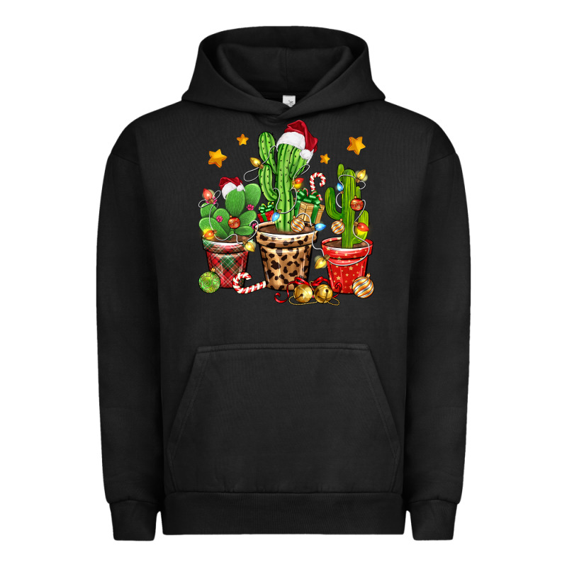 Christmas Cactus Urban Hoodie by Zillion Design Studio | Teevron
