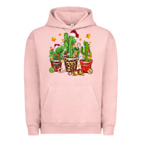 Pigment Salmon Christmas cactus Urban Hoodie - Zillion Design Studio