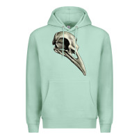 Seafoam Raven Skull Premium Hoodie - RanaPortraitStore