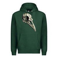 Sports Green Raven Skull Premium Hoodie - RanaPortraitStore
