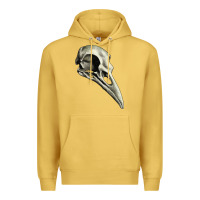 Antique Gold Raven Skull Premium Hoodie - RanaPortraitStore