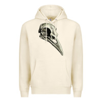 Tofu Raven Skull Premium Hoodie - RanaPortraitStore