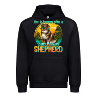 Black life is better with a australian shepherd Urban Hoodie - texasbilliewilder