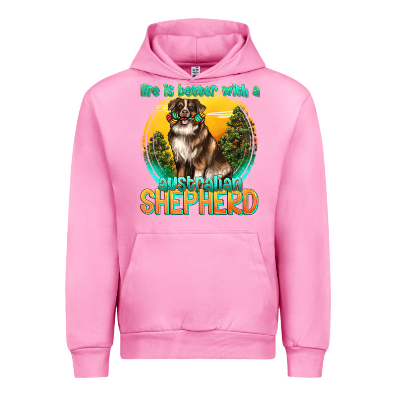 Life Is Better With A Australian Shepherd Urban Hoodie by texasbilliewilder | Teevron