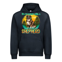 Navy life is better with a australian shepherd Urban Hoodie - texasbilliewilder