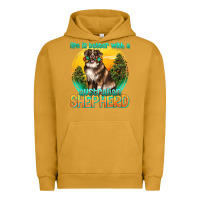 Pigment Peanut Butter life is better with a australian shepherd Urban Hoodie - texasbilliewilder
