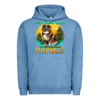 Pigment Pebble Blue life is better with a australian shepherd Urban Hoodie - texasbilliewilder