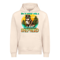Sandshell life is better with a australian shepherd Urban Hoodie - texasbilliewilder