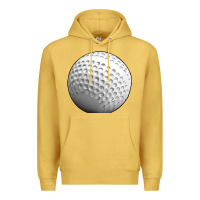 Antique Gold hockey ball Premium Hoodie - texasbilliewilder