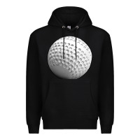 Black hockey ball Premium Hoodie - texasbilliewilder