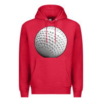 Cardinal hockey ball Premium Hoodie - texasbilliewilder