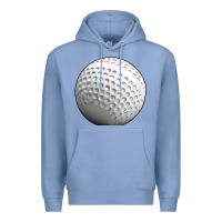 Colony Blue hockey ball Premium Hoodie - texasbilliewilder