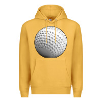 Mustard hockey ball Premium Hoodie - texasbilliewilder