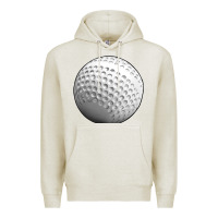 Oatmeal Heather hockey ball Premium Hoodie - texasbilliewilder