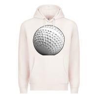 Pale Pink hockey ball Premium Hoodie - texasbilliewilder