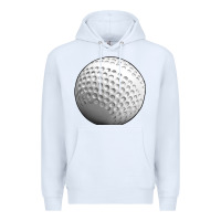 White hockey ball Premium Hoodie - texasbilliewilder