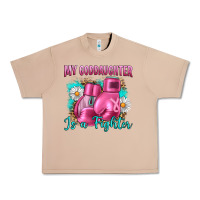 Burro Breast Cancer my Goddaughter is a fighter Urban Heavy Tee - Artiststas