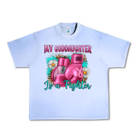 Grape Ice Breast Cancer my Goddaughter is a fighter Urban Heavy Tee - Artiststas