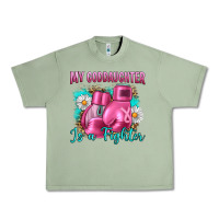 Oil Green Breast Cancer my Goddaughter is a fighter Urban Heavy Tee - Artiststas