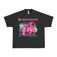 Pigment Black Breast Cancer my Goddaughter is a fighter Urban Heavy Tee - Artiststas