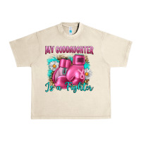 Breast Cancer My Goddaughter Is A Fighter Urban Heavy Tee | Teevron