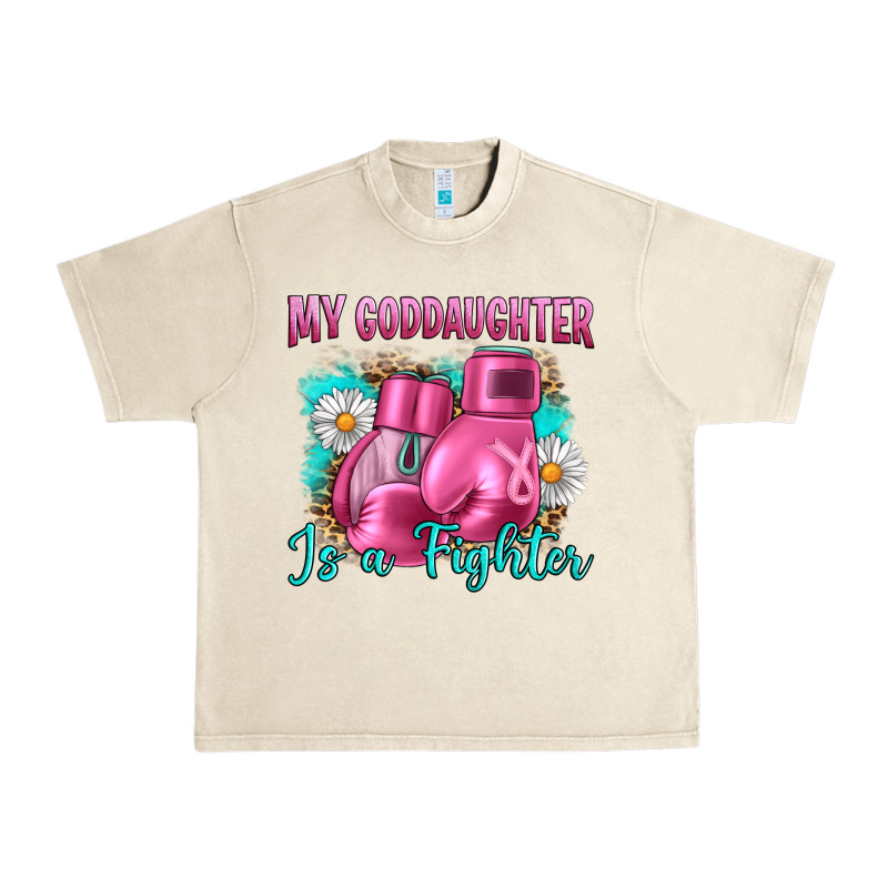 Breast Cancer My Goddaughter Is A Fighter Urban Heavy Tee by Artiststas | Teevron