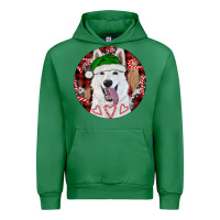 Christmas White Shepherd With Buffalo Plaid Urban Hoodie | Teevron